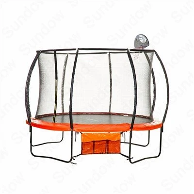 Basketbol halqasi bilan trambolin