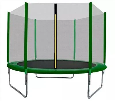 Xavfsizlik tarmog'i bilan 8FT Trampolin