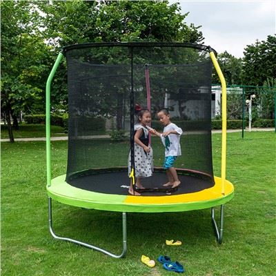 Xavfsizlik tarmog'i bilan 8FT bog 'batuti